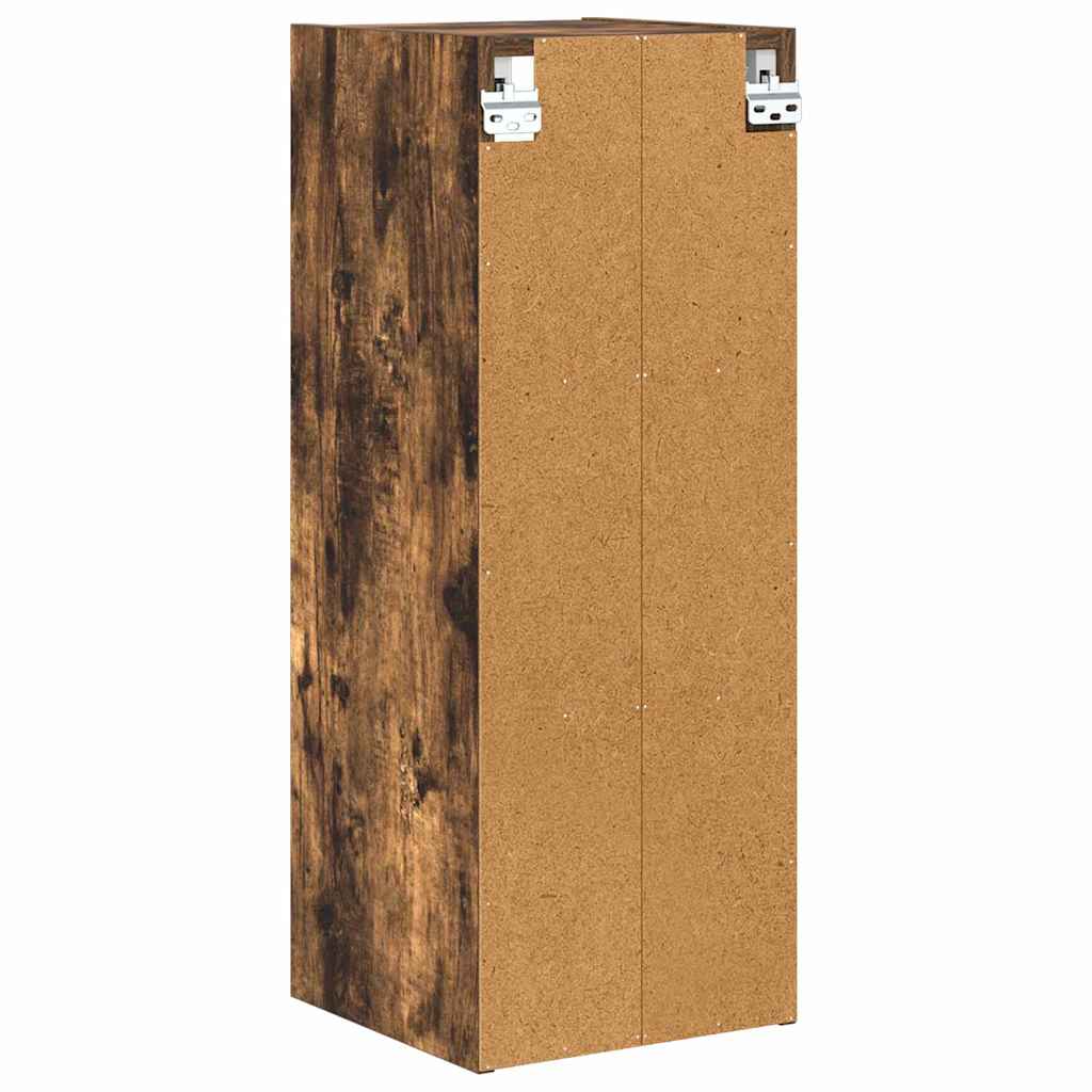 Závěsná Skříňka Kouřový Dub 30 X 29,5 X 80 Cm Kompozitní Dřevo