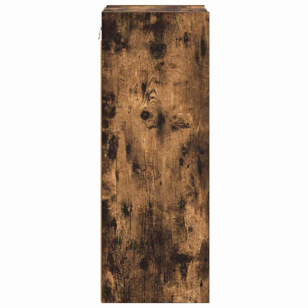 Závěsná Skříňka Kouřový Dub 30 X 29,5 X 80 Cm Kompozitní Dřevo