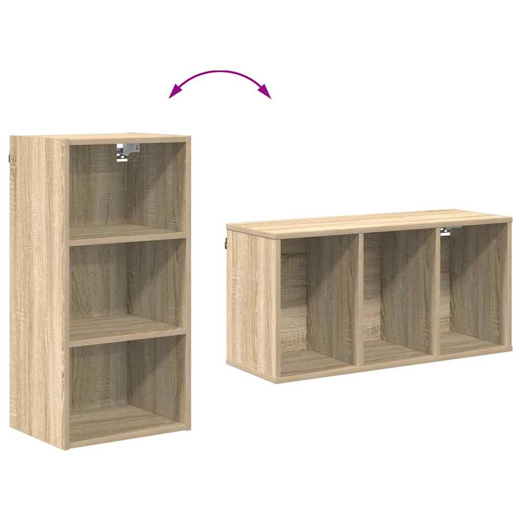 Závěsná Skříňka Sonoma Dub 40 X 29,5 X 80 Cm Kompozitní Dřevo