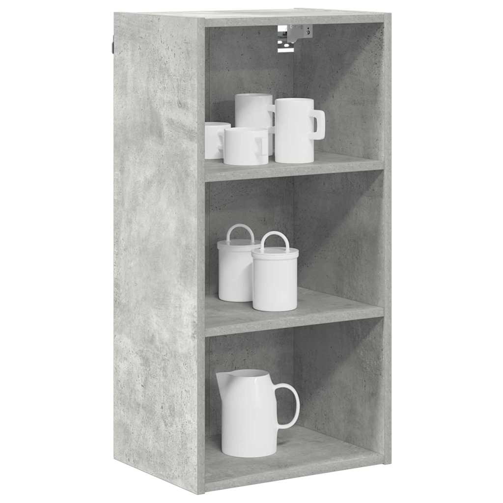Závěsná Skříňka Betonově Šedá 40 X 29,5 X 80 Cm
