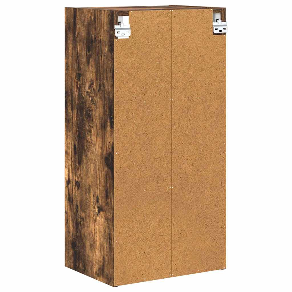 Závěsná Skříňka Kouřový Dub 40 X 29,5 X 80 Cm Kompozitní Dřevo