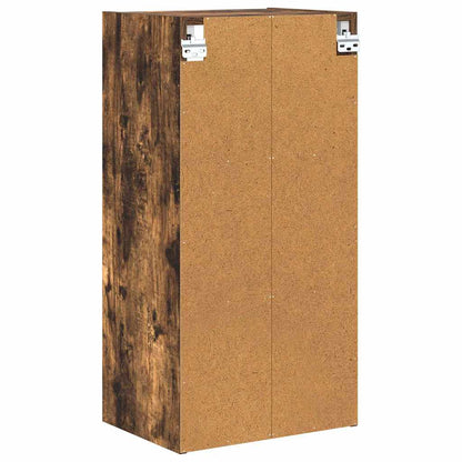 Závěsná Skříňka Kouřový Dub 40 X 29,5 X 80 Cm Kompozitní Dřevo