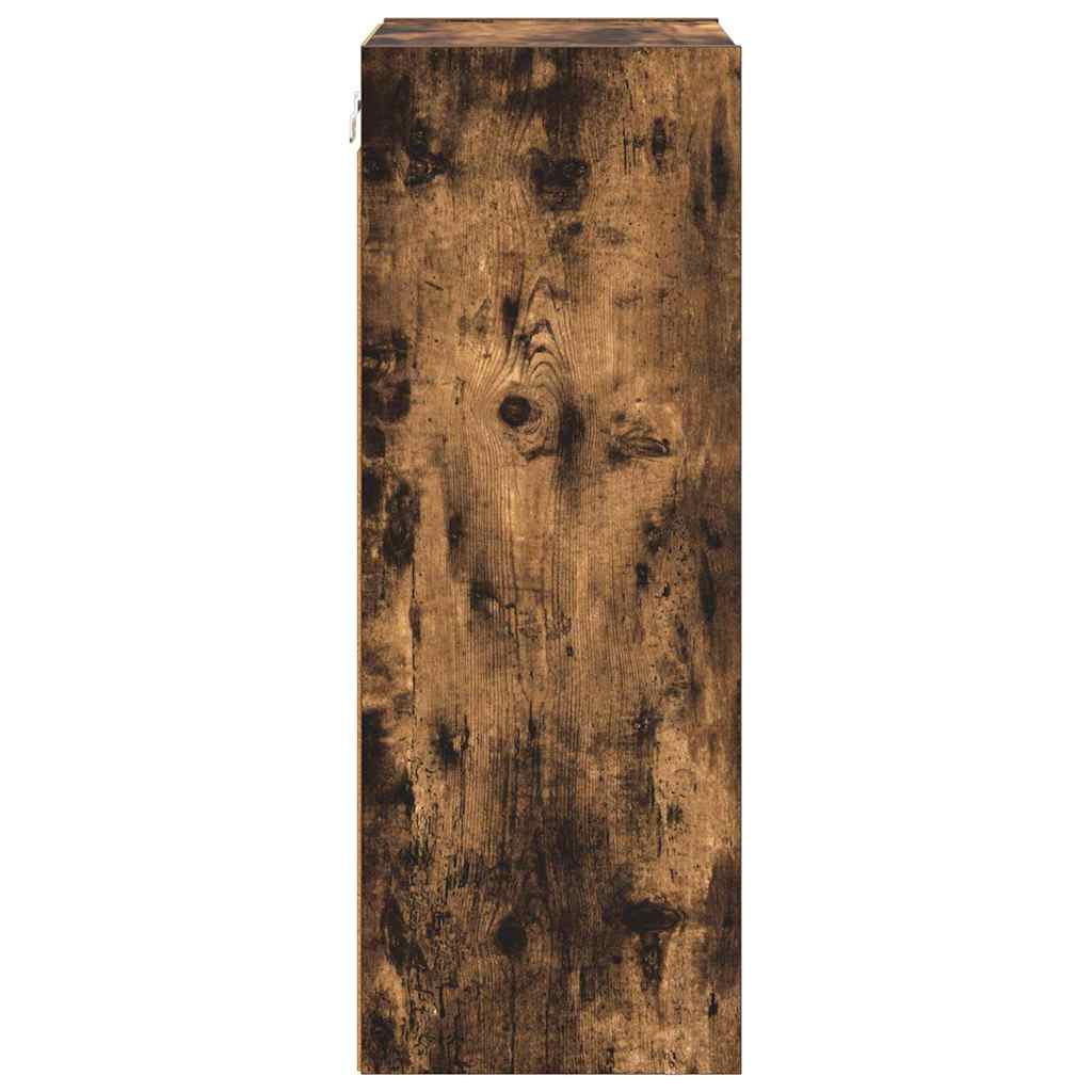 Závěsná Skříňka Kouřový Dub 40 X 29,5 X 80 Cm Kompozitní Dřevo