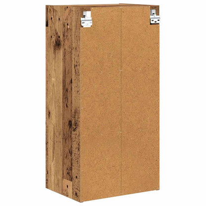 Závěsná Skříňka Staré Dřevo 40 X 29,5 X 80 Cm Kompozitní Dřevo