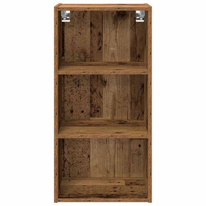 Závěsná Skříňka Staré Dřevo 40 X 29,5 X 80 Cm Kompozitní Dřevo