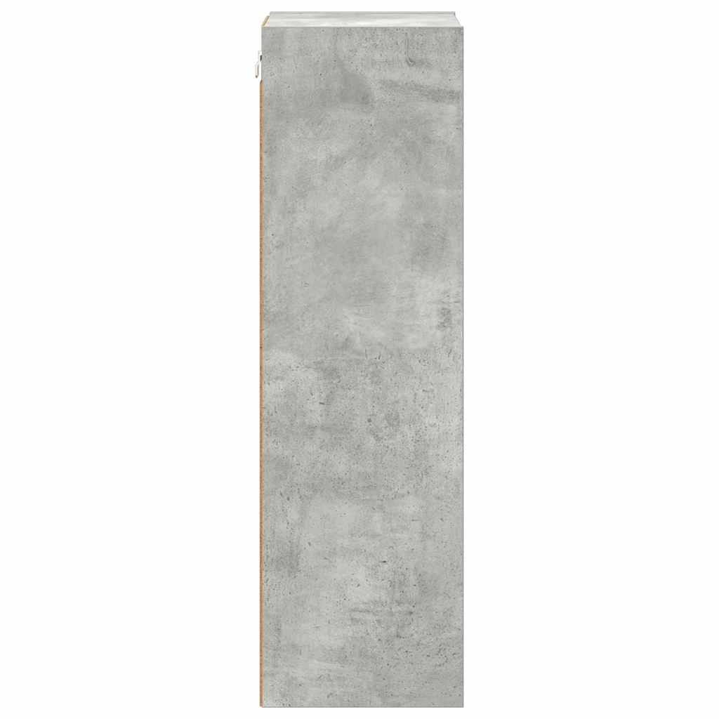 Závěsná Skříňka Betonově Šedá 30 X 29,5 X 100 Cm