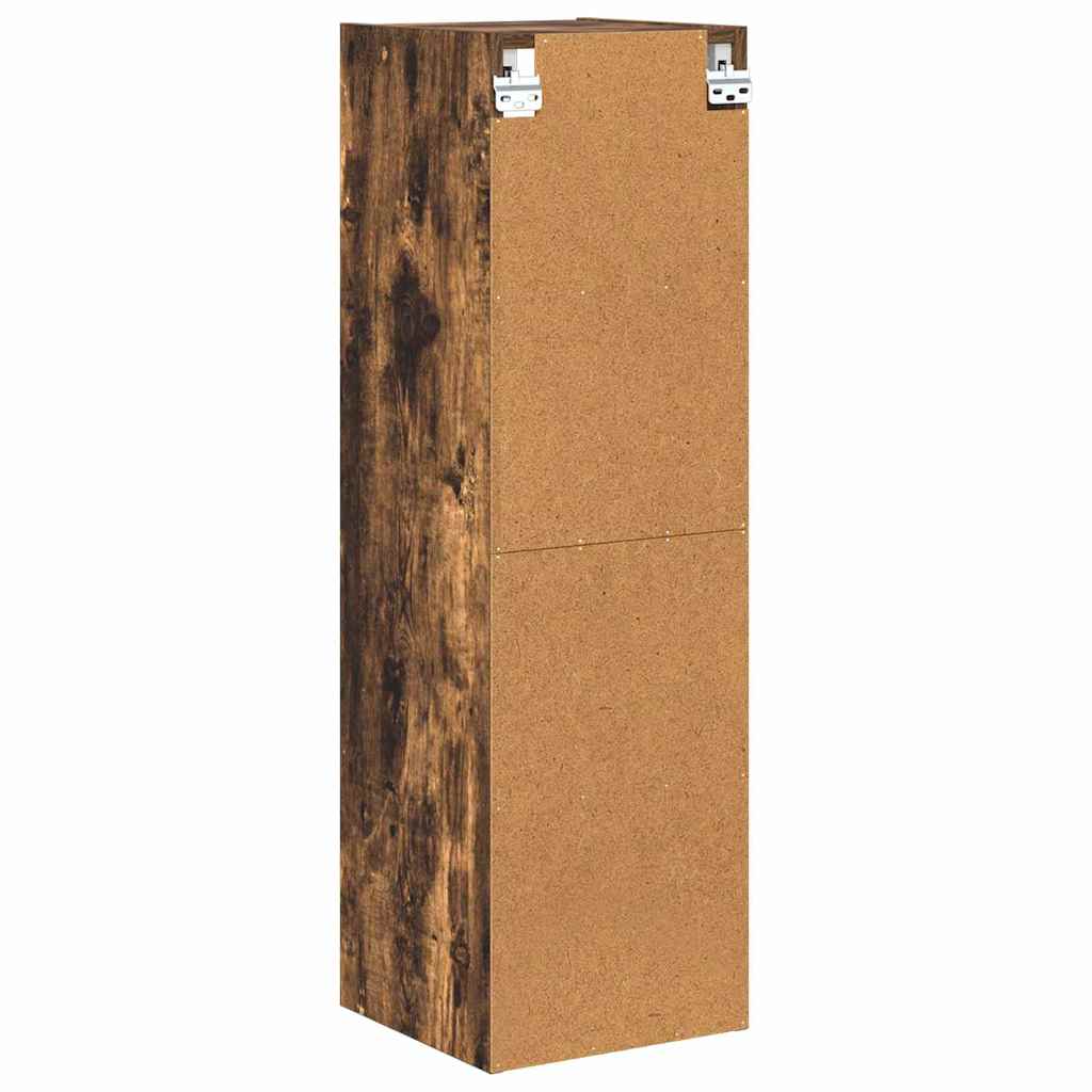 Závěsná Skříňka Kouřový Dub 30 X 29,5 X 100 Cm Kompozitní Dřevo