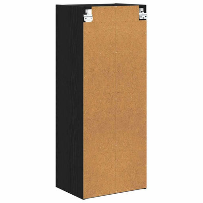 Závěsná Skříňka Černý Dub 40 X 29,5 X 100 Cm Kompozitní Dřevo