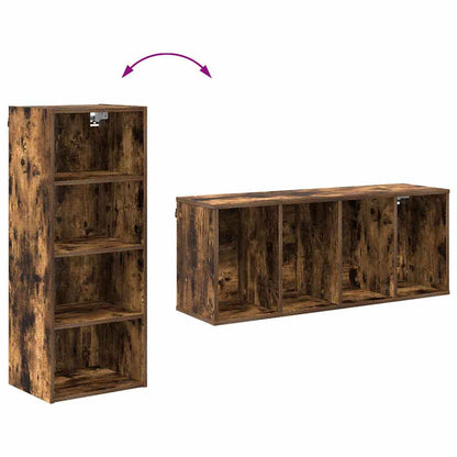 Závěsná Skříňka Kouřový Dub 40 X 29,5 X 100 Cm Kompozitní Dřevo