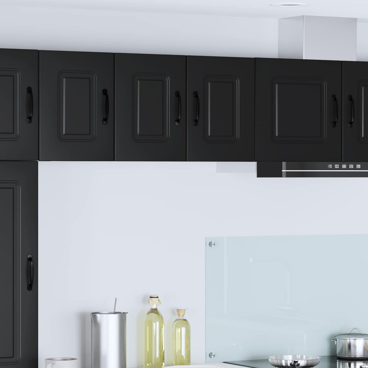 Krycí Deska Myčky Na Nádobí Kalmar 2 Pcs Černá Kompozitní Dřevo