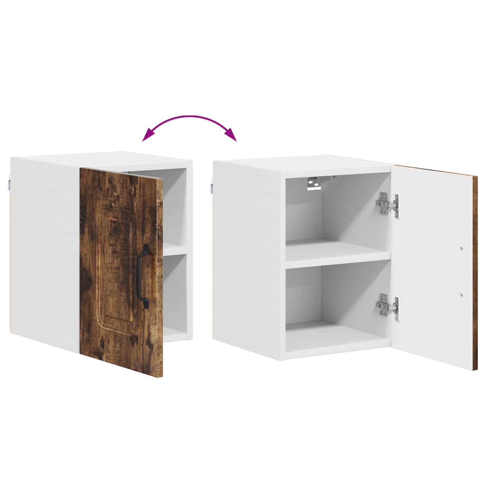Krycí Deska Myčky Na Nádobí Kalmar 2 Pcs Kouřový Dub