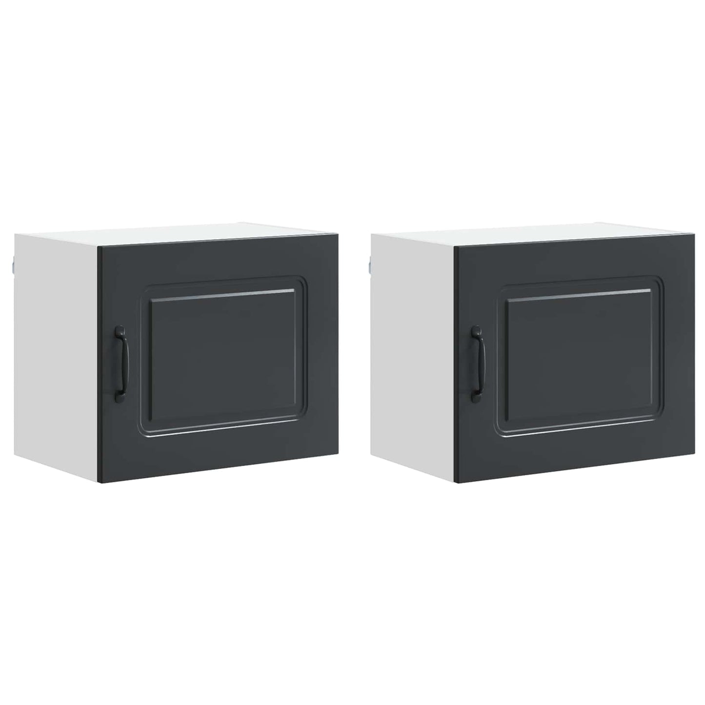 Krycí Deska Myčky Na Nádobí Kalmar 2 Pcs Černá Kompozitní Dřevo
