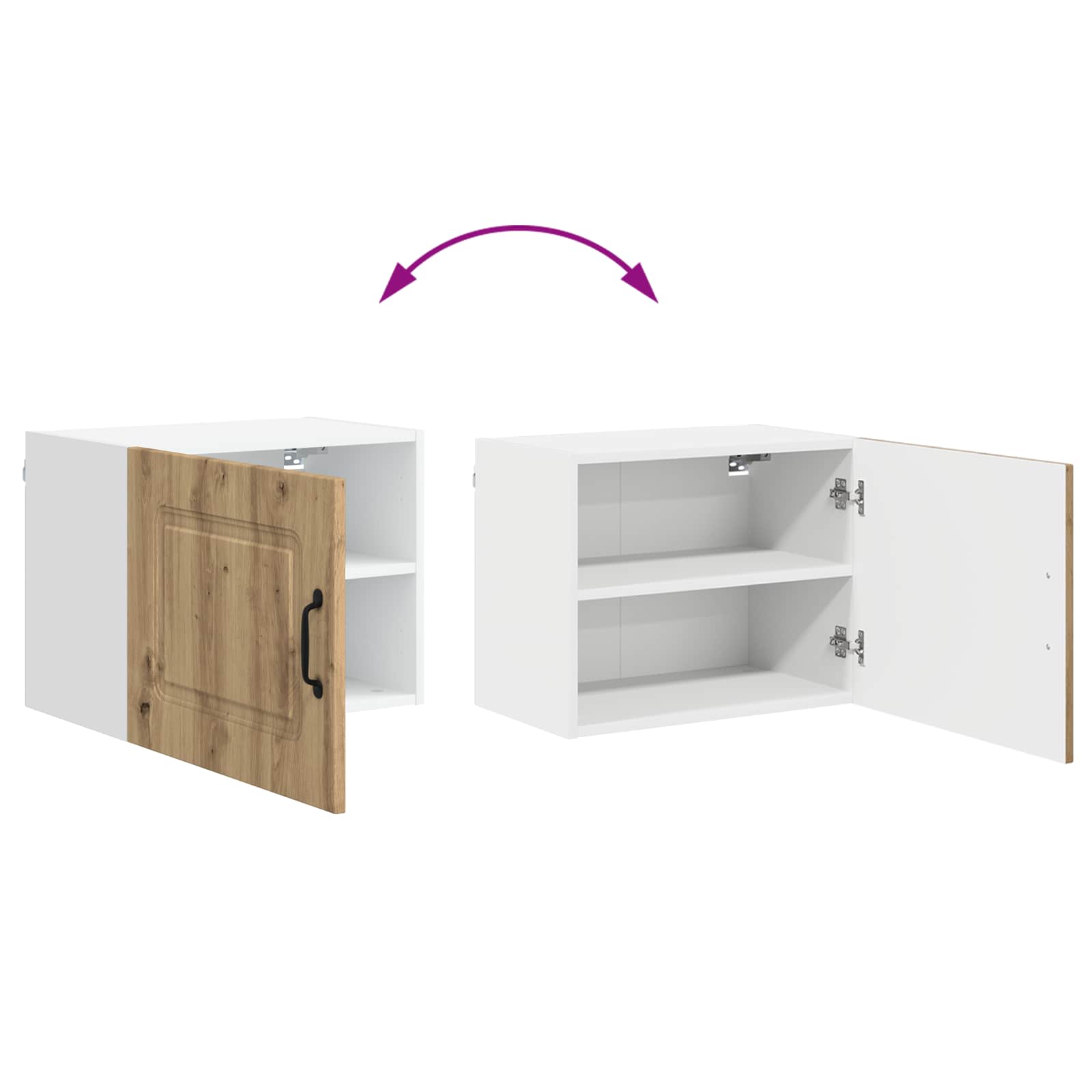 Krycí Deska Myčky Na Nádobí Kalmar 2 Pcs Artisanový Dub