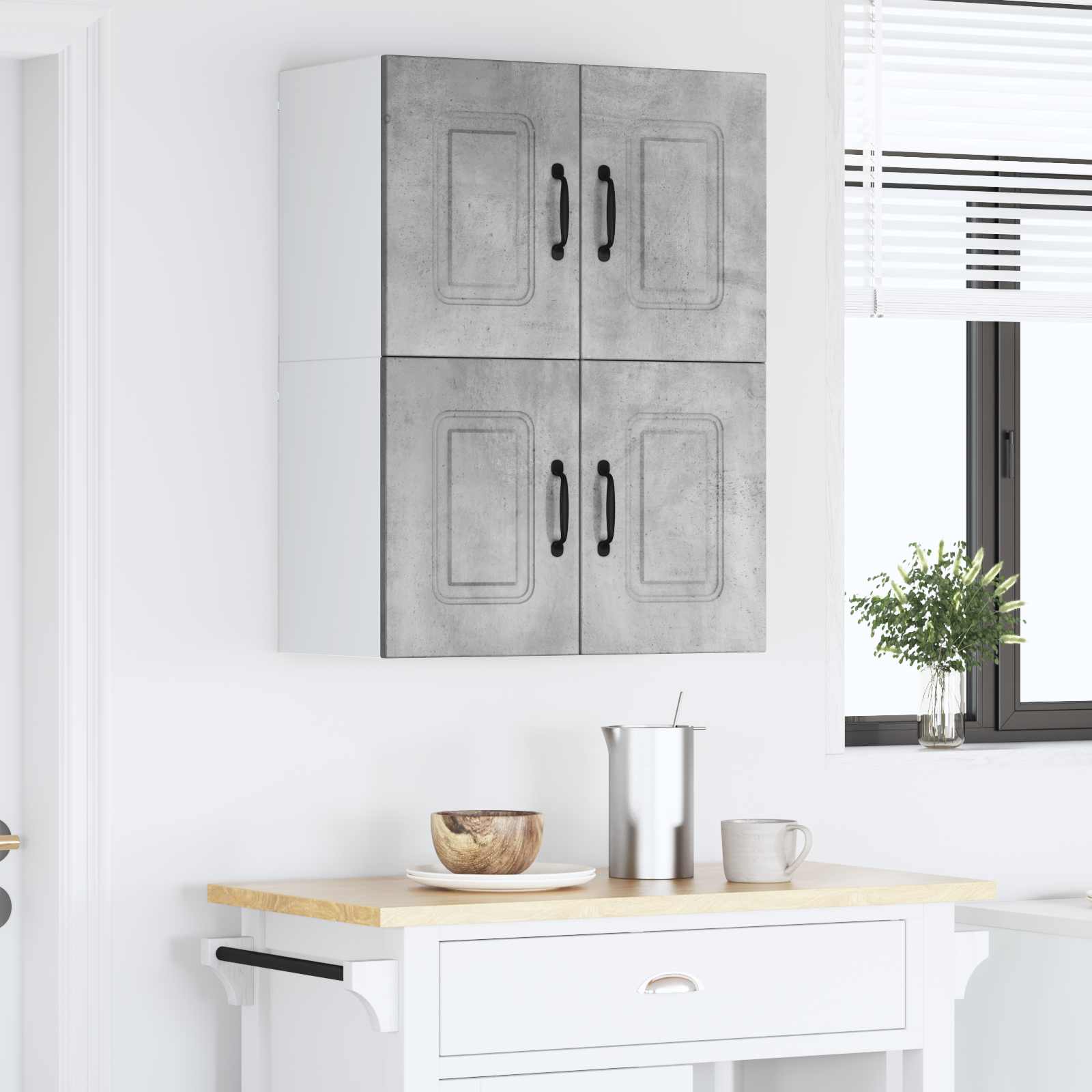 Krycí Deska Myčky Na Nádobí Kalmar 2 Pcs Betonově Šedá