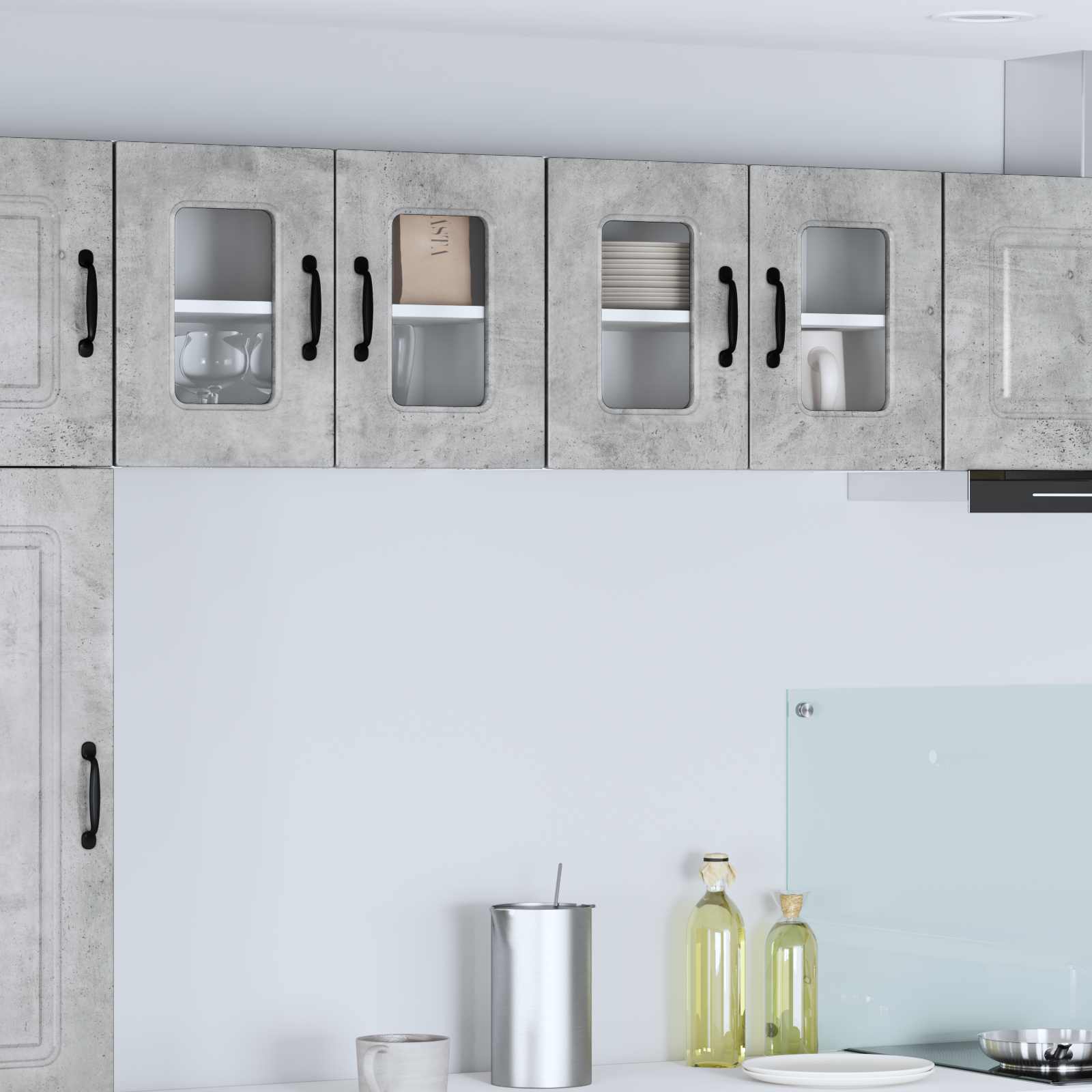 Krycí Deska Myčky Na Nádobí Kalmar 2 Pcs Betonově Šedá