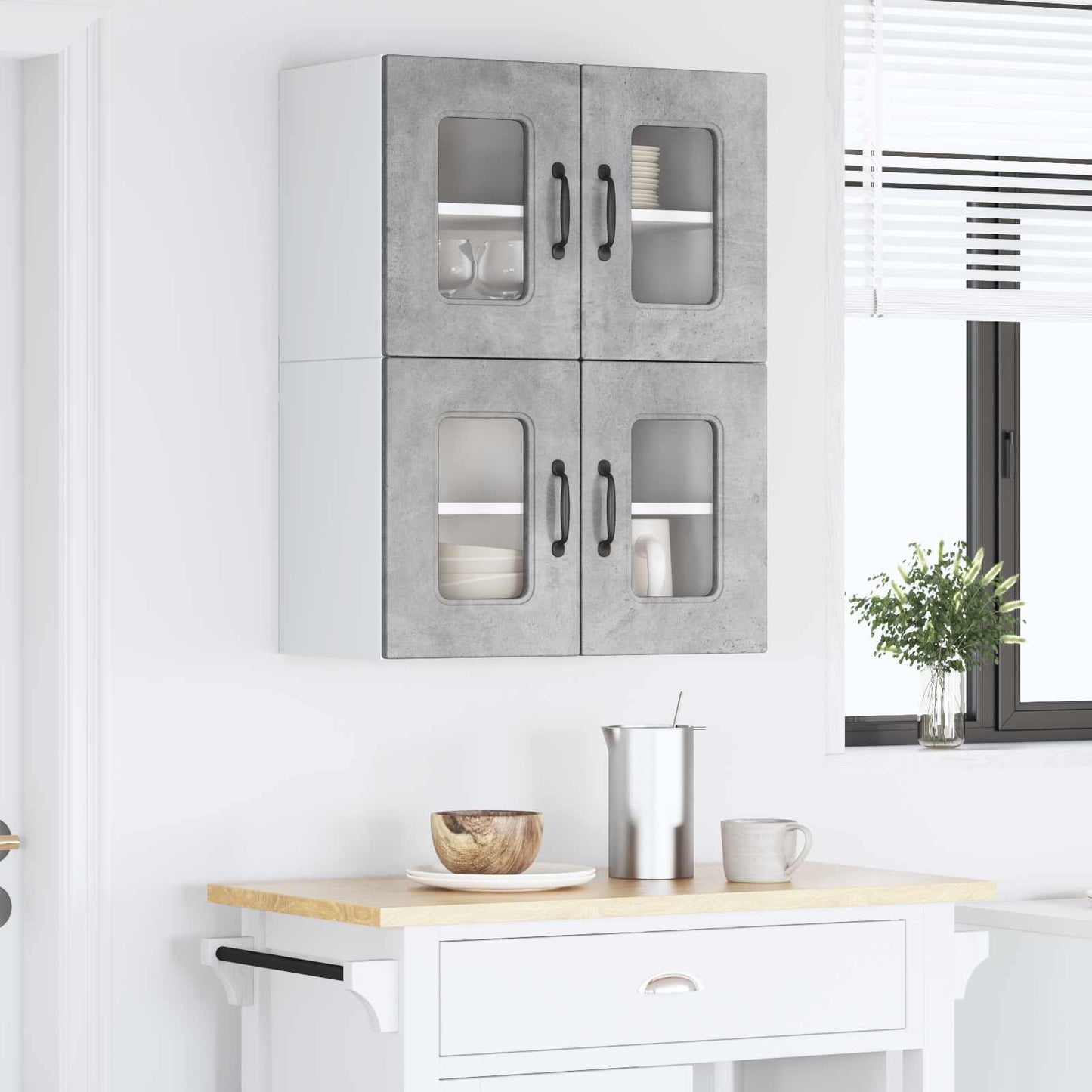 Krycí Deska Myčky Na Nádobí Kalmar 2 Pcs Betonově Šedá
