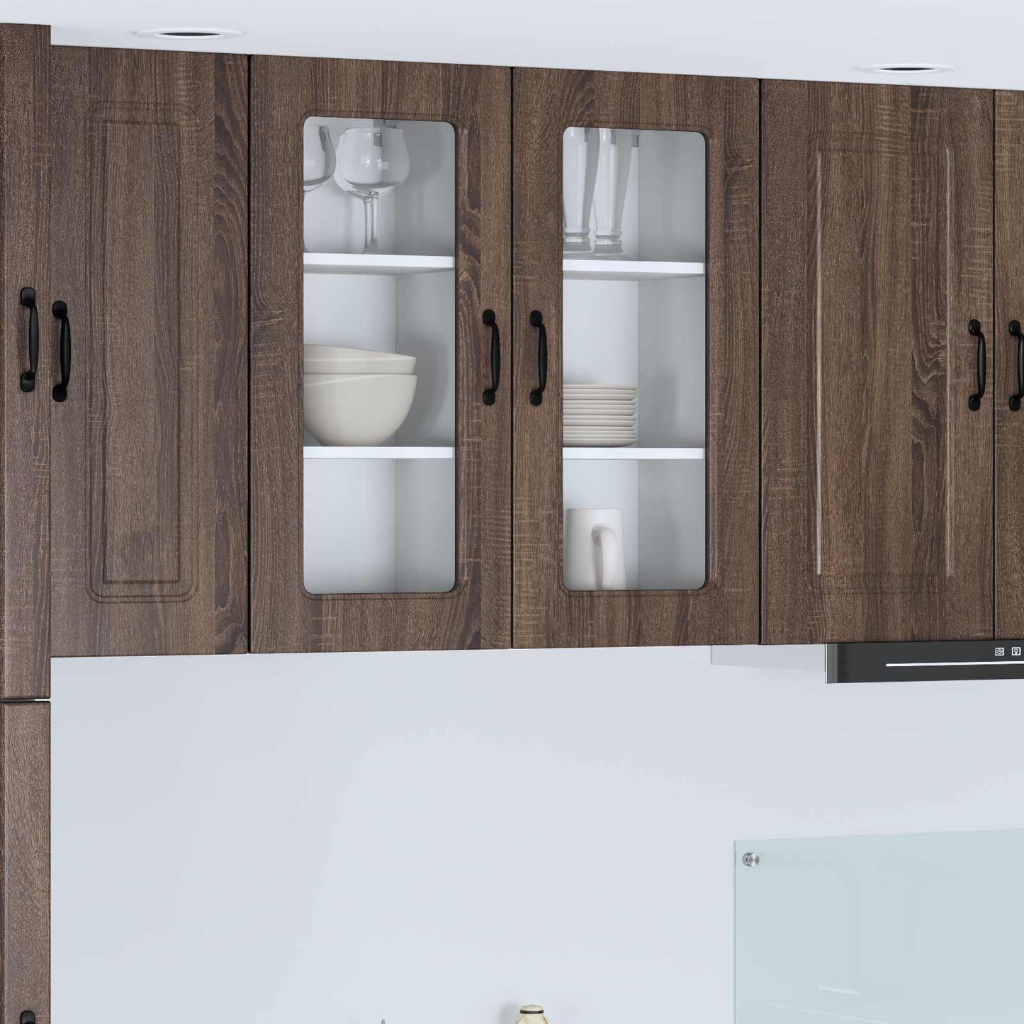 Krycí Deska Myčky Na Nádobí Kalmar 2 Pcs Hnědý Dub