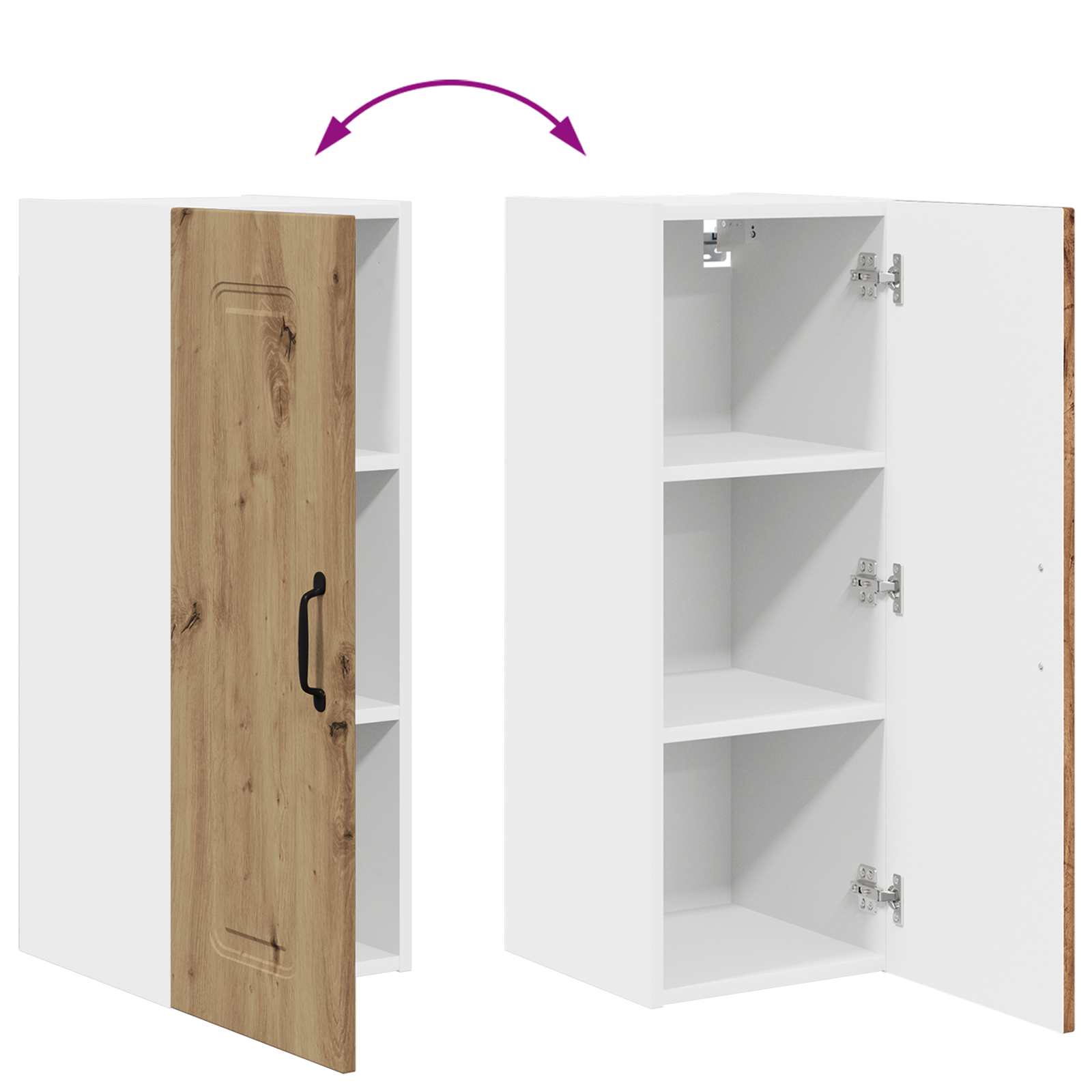 Krycí Deska Myčky Na Nádobí Kalmar 2 Pcs Artisanový Dub