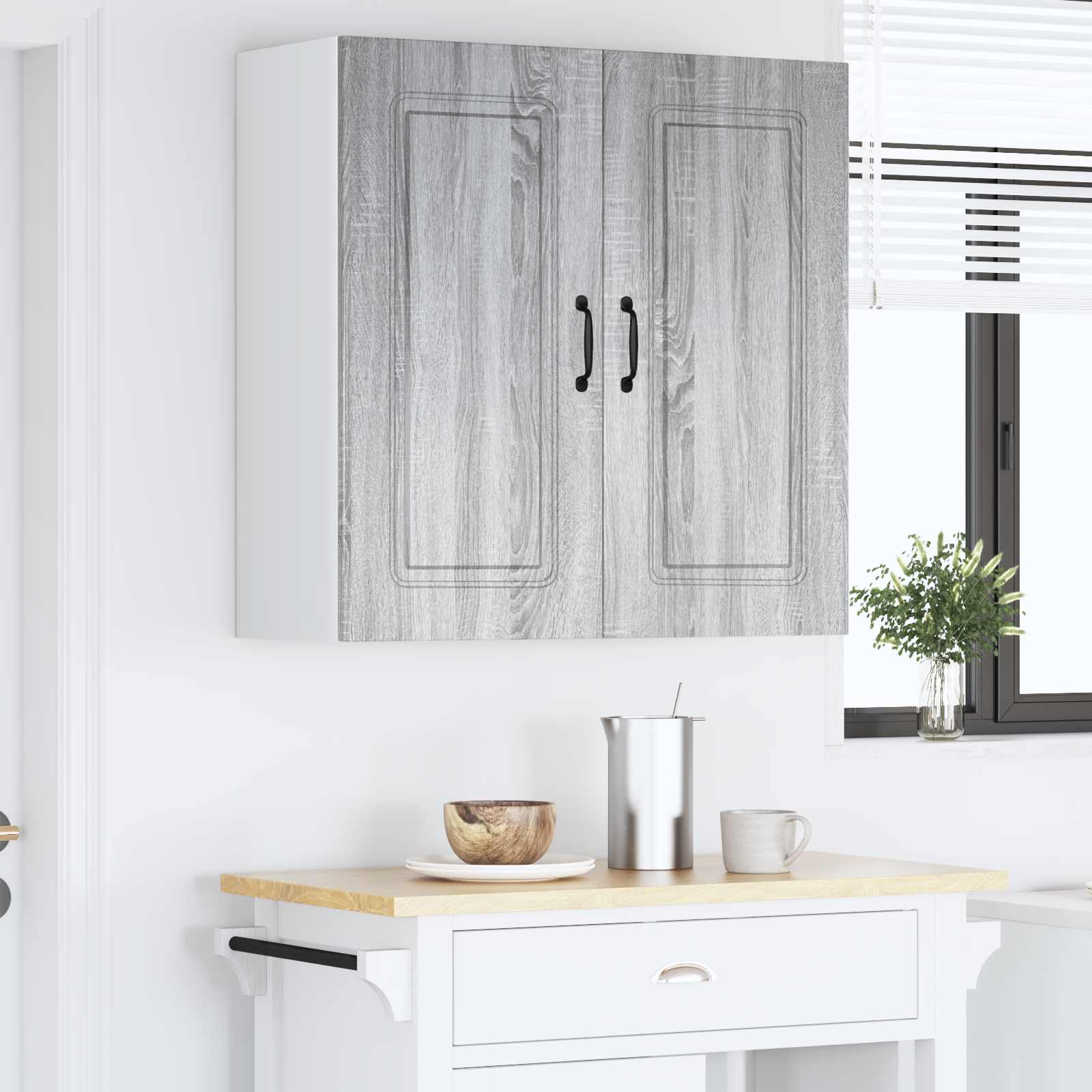 Krycí Deska Myčky Na Nádobí Kalmar Šedá Sonoma 80 X 31 X 80 Cm