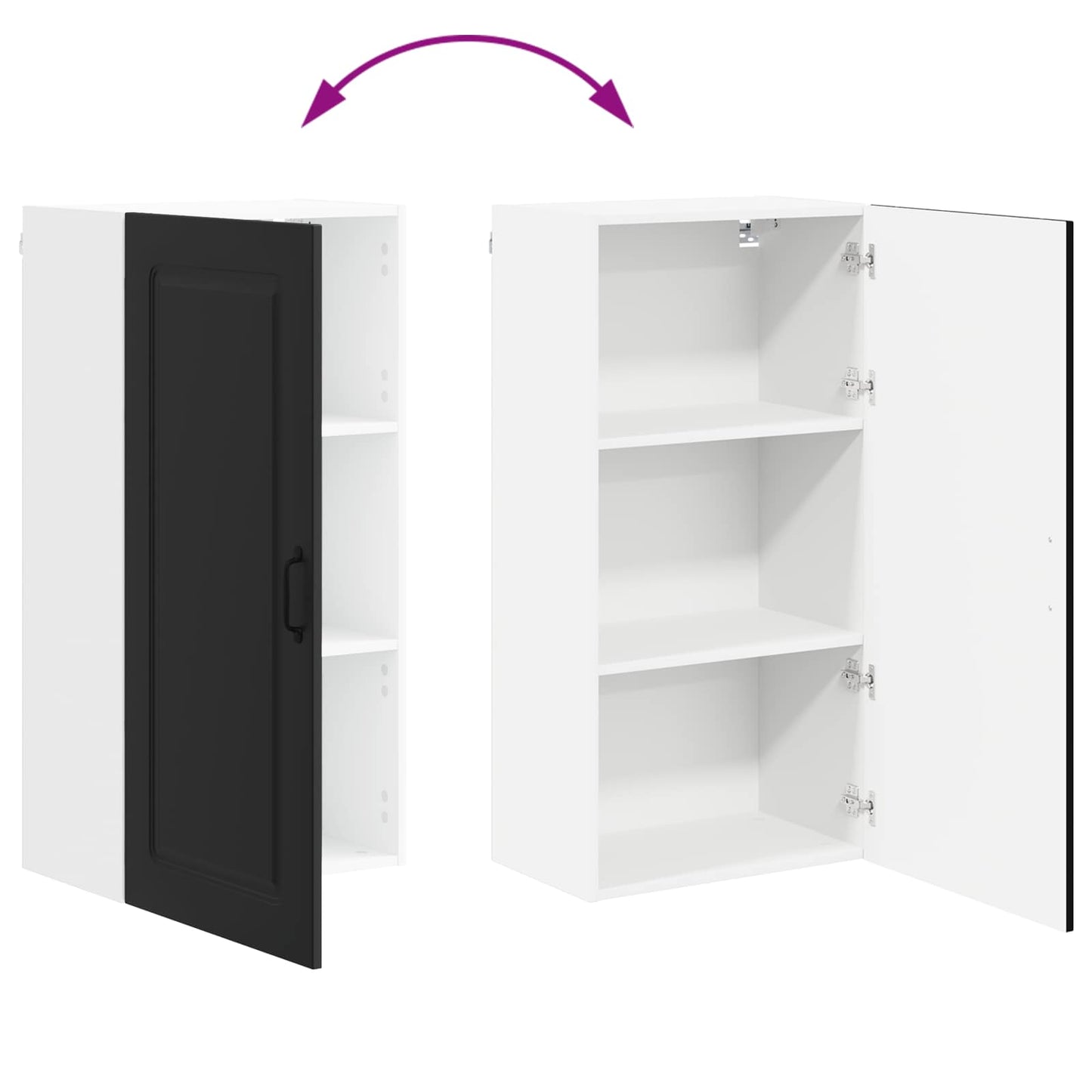 Krycí Deska Myčky Na Nádobí Kalmar Černá 50 X 31 X 100 Cm