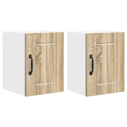 Nástěnná Skříňka Lucca 2 Pcs Dub Sonoma 30 X 31 X 40 Cm