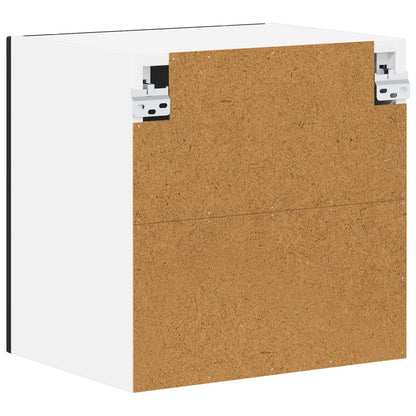 Nástěnná Skříňka Lucca 2 Pcs Černá 40 X 31 X 40 Cm