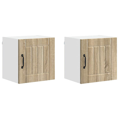 Nástěnná Skříňka Lucca 2 Pcs Dub Sonoma 40 X 31 X 40 Cm