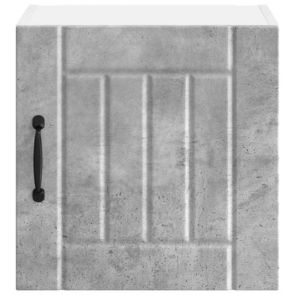 Nástěnná Skříňka Lucca 2 Pcs Betonově Šedá 40 X 31 X 40 Cm
