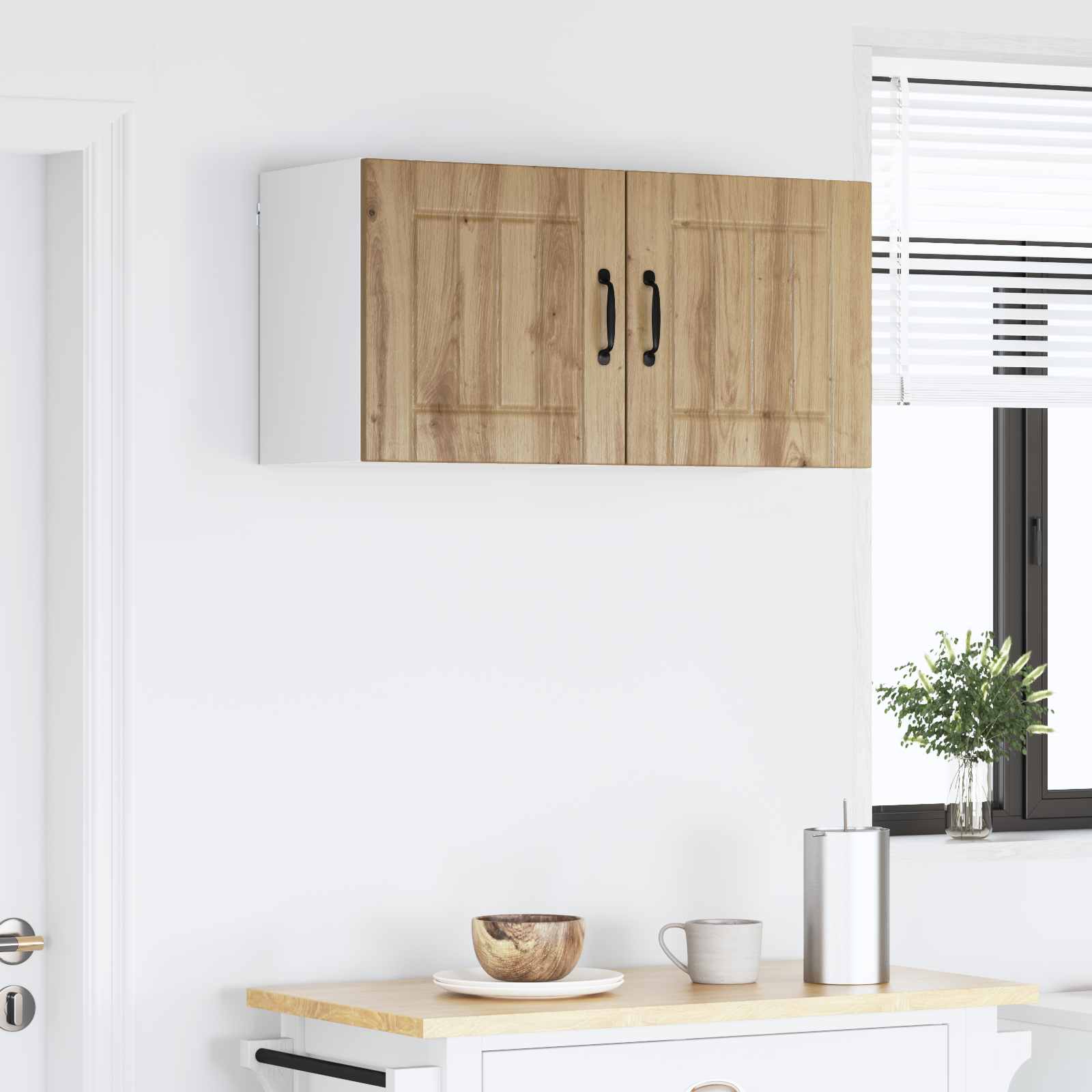 Nástěnná Skříňka Lucca 2 Pcs Dub Artisan Kompozitní Dřevo