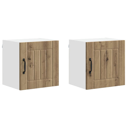 Nástěnná Skříňka Lucca 2 Pcs Dub Artisan Kompozitní Dřevo