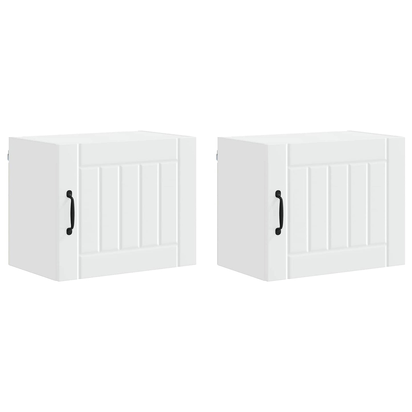 Nástěnná Skříňka Lucca 2 Pcs Bílá 50 X 31 X 40 Cm