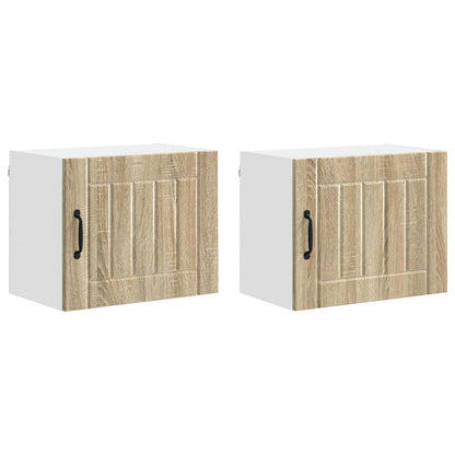 Nástěnná Skříňka Lucca 2 Pcs Dub Sonoma 50 X 31 X 40 Cm