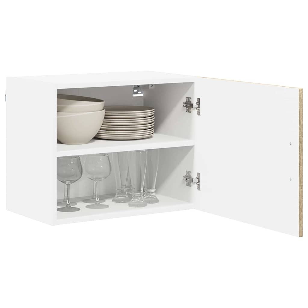 Nástěnná Skříňka Lucca 2 Pcs Dub Sonoma 50 X 31 X 40 Cm
