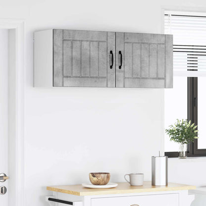 Nástěnná Skříňka Lucca 2 Pcs Betonově Šedá 50 X 31 X 40 Cm