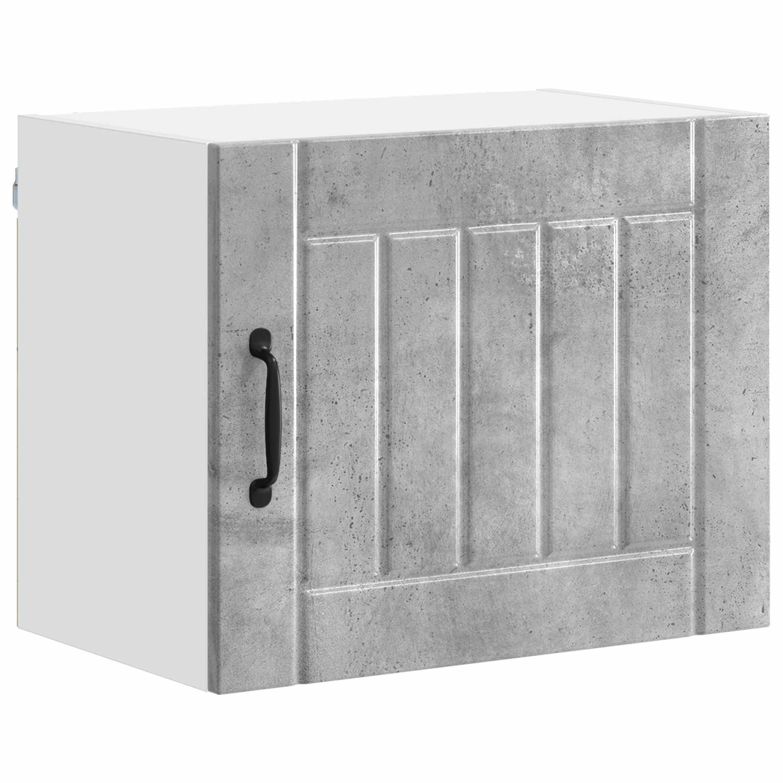 Nástěnná Skříňka Lucca 2 Pcs Betonově Šedá 50 X 31 X 40 Cm