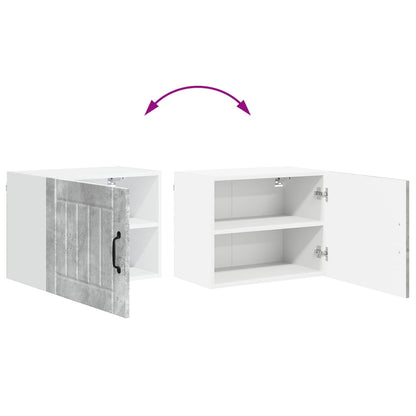 Nástěnná Skříňka Lucca 2 Pcs Betonově Šedá 50 X 31 X 40 Cm