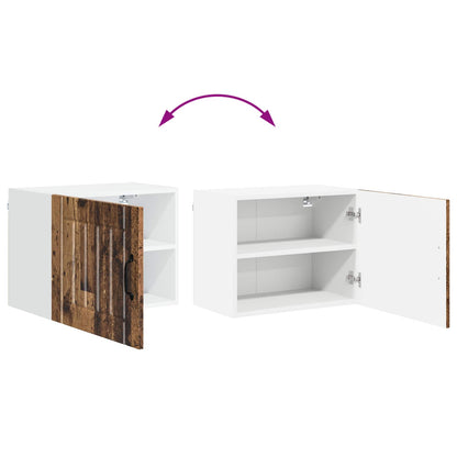 Nástěnná Skříňka Lucca 2 Pcs Staré Dřevo 50 X 31 X 40 Cm
