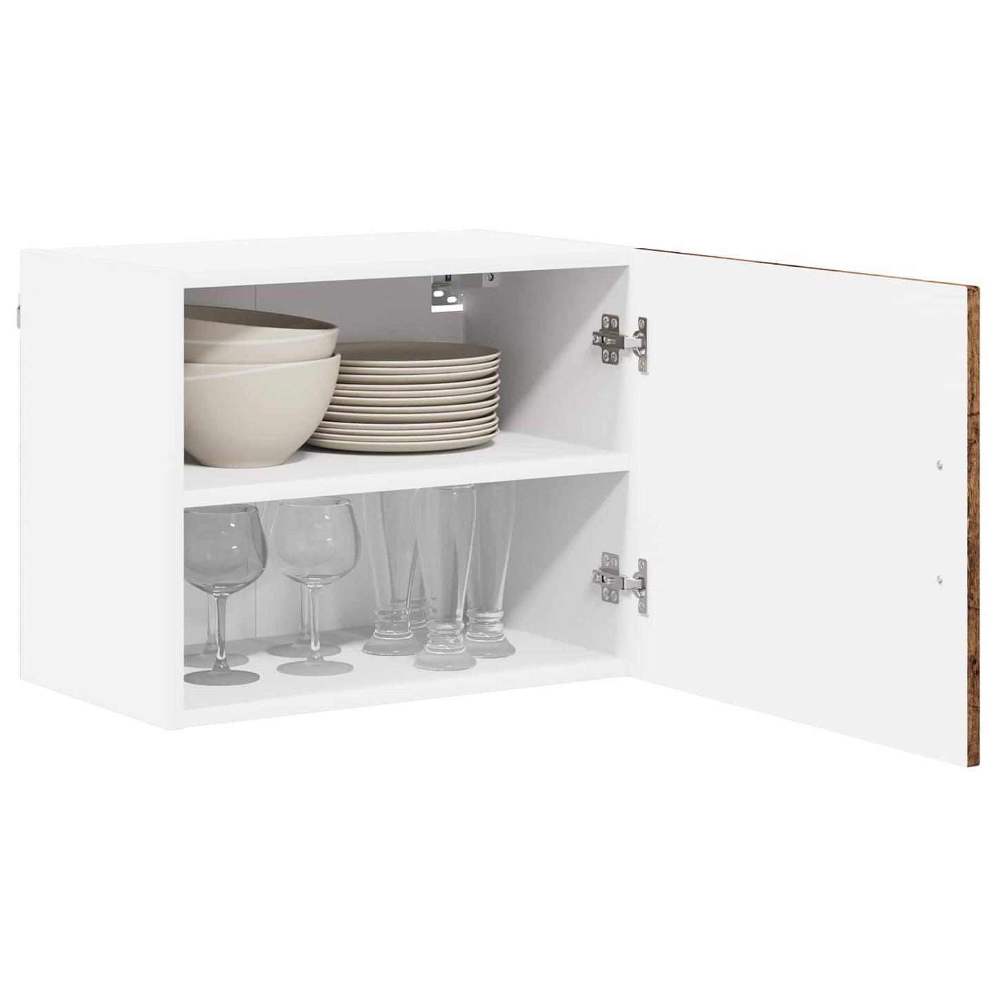 Nástěnná Skříňka Lucca 2 Pcs Staré Dřevo 50 X 31 X 40 Cm