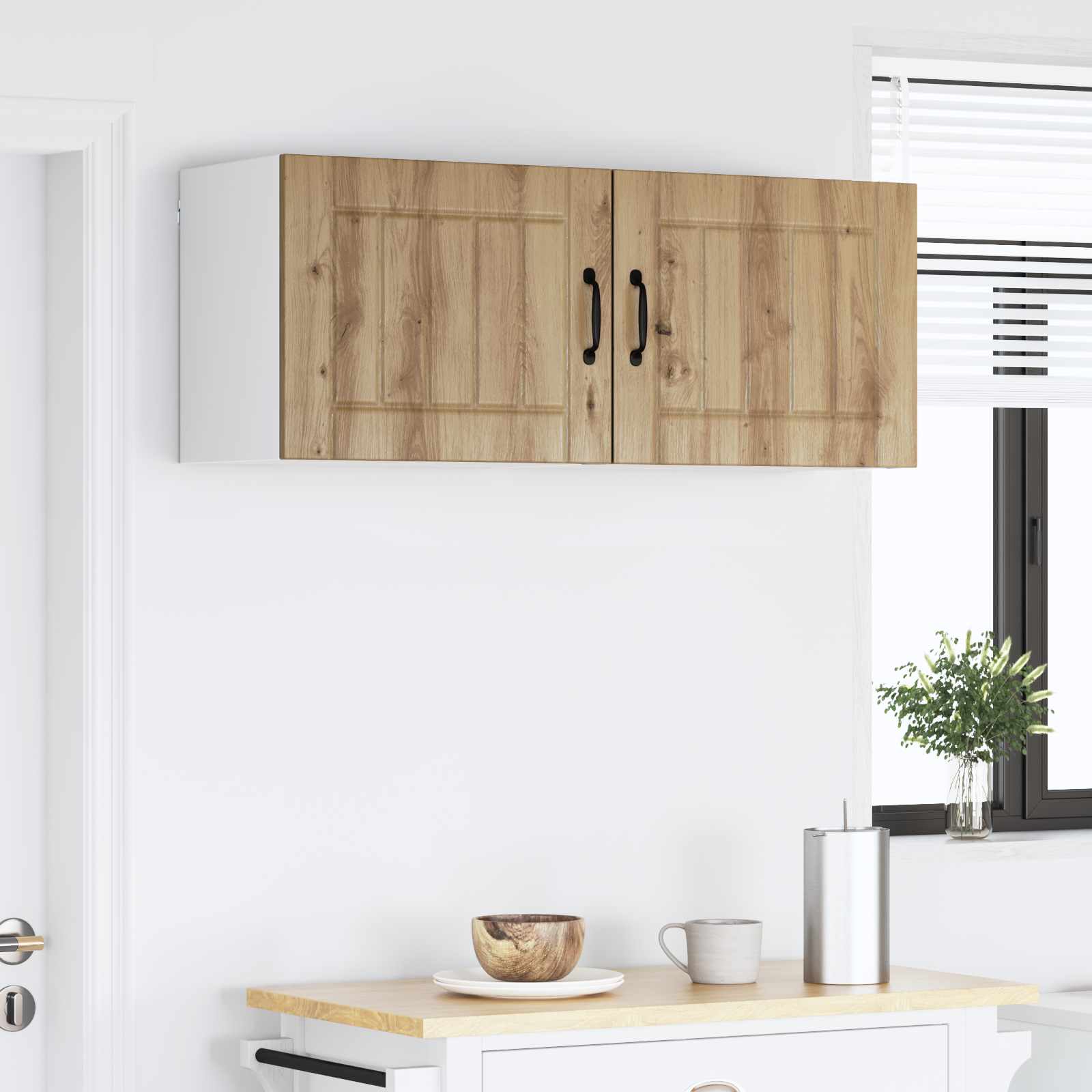 Nástěnná Skříňka Lucca 2 Pcs Dub Artisan Kompozitní Dřevo