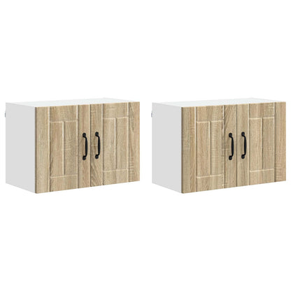 Nástěnná Skříňka Lucca 2 Pcs Dub Sonoma 60 X 31 X 40 Cm
