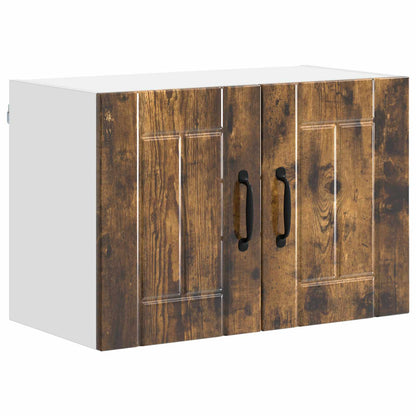 Nástěnná Skříňka Lucca 2 Pcs Kouřový Dub 60 X 31 X 40 Cm