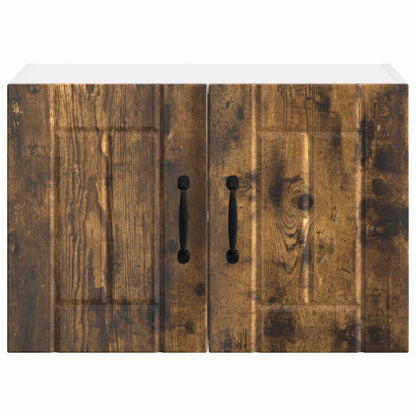 Nástěnná Skříňka Lucca 2 Pcs Kouřový Dub 60 X 31 X 40 Cm