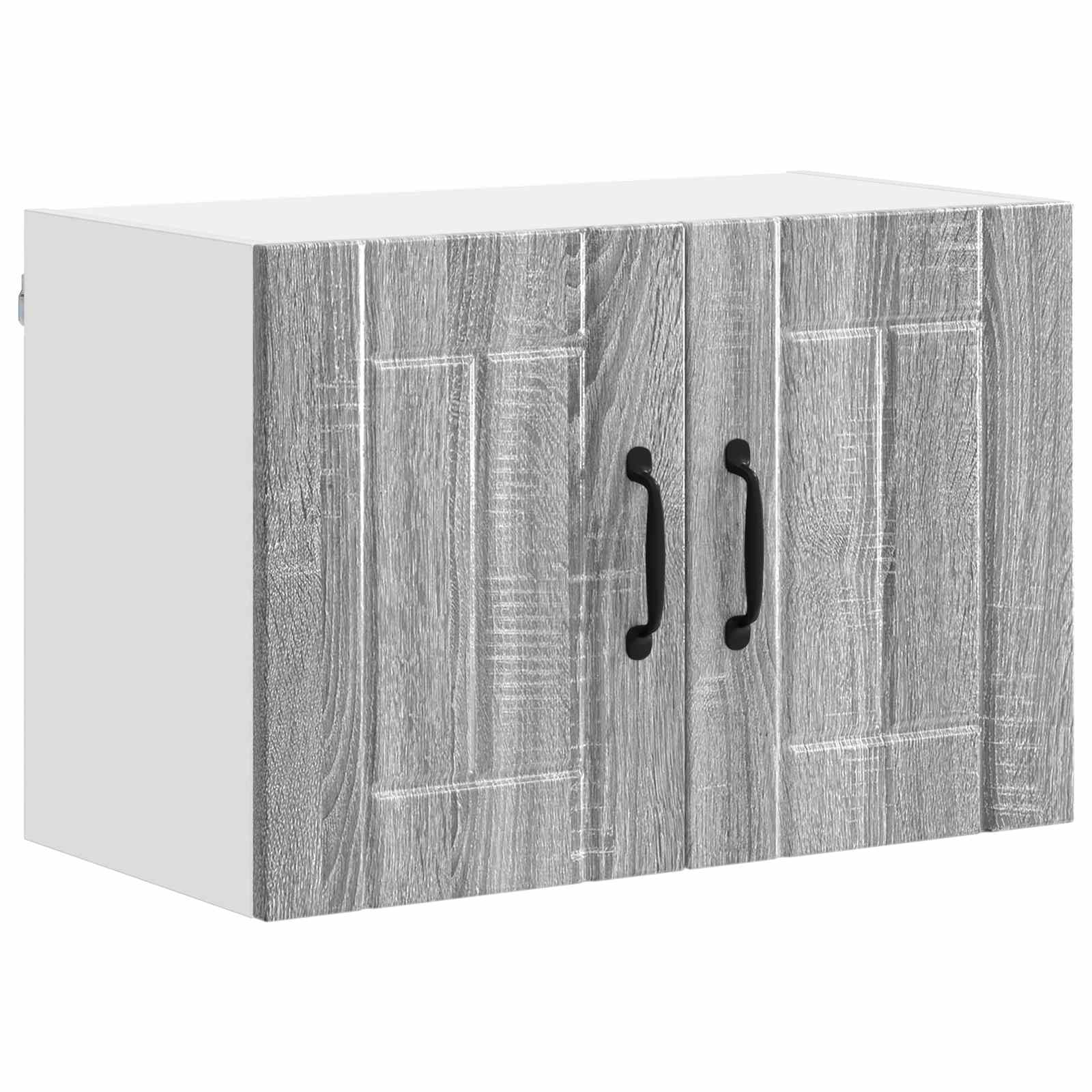 Nástěnná Skříňka Lucca 2 Pcs Šedá Sonoma 60 X 31 X 40 Cm