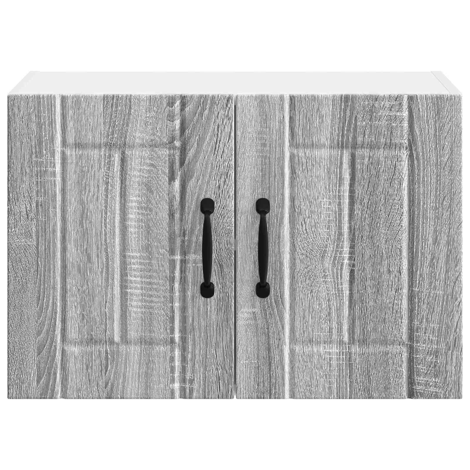Nástěnná Skříňka Lucca 2 Pcs Šedá Sonoma 60 X 31 X 40 Cm