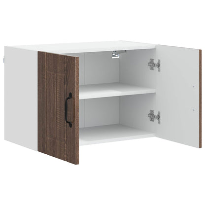 Nástěnná Skříňka Lucca 2 Pcs Hnědý Dub 60 X 31 X 40 Cm