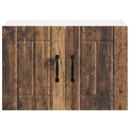 Nástěnná Skříňka Lucca 2 Pcs Staré Dřevo 60 X 31 X 40 Cm