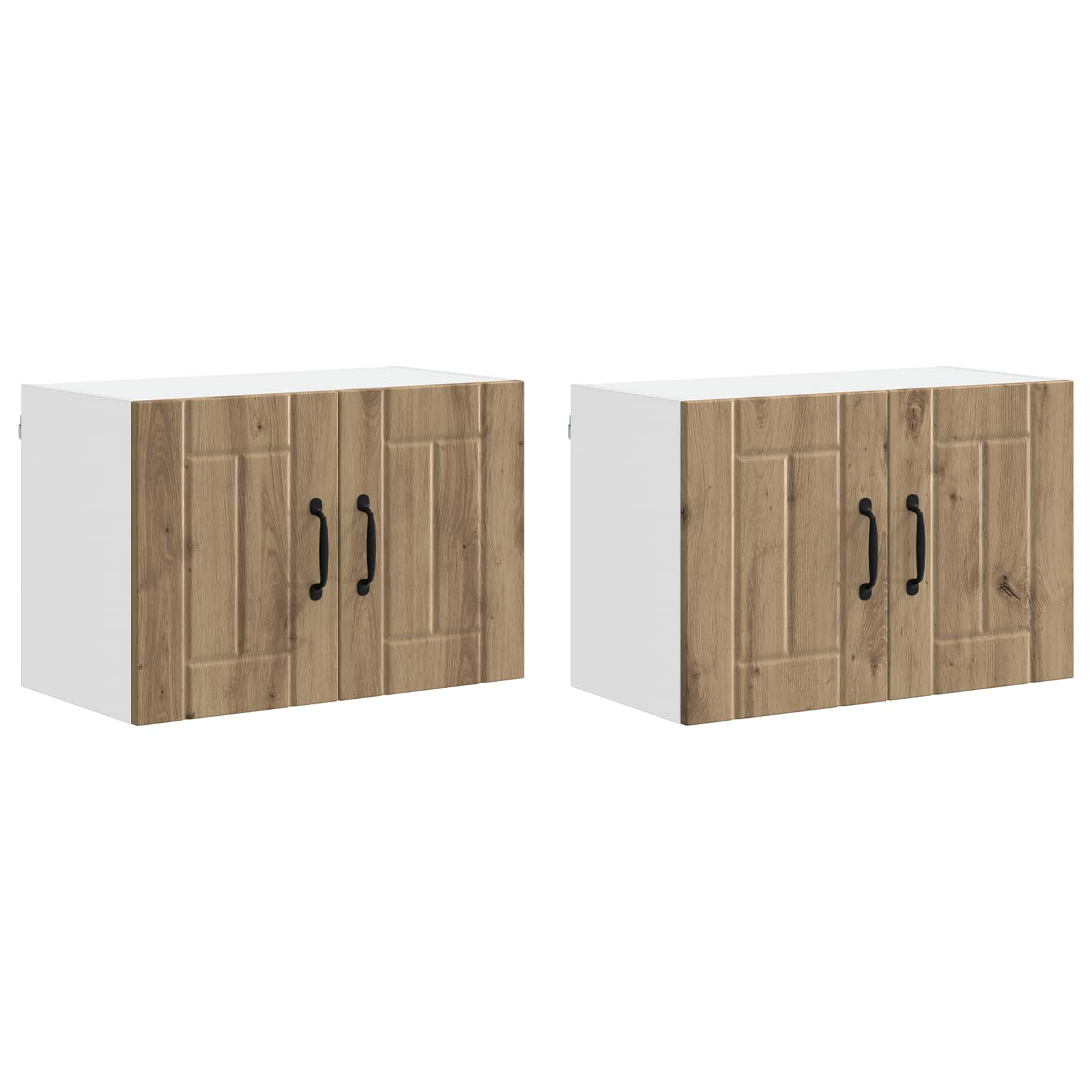 Nástěnná Skříňka Lucca 2 Pcs Dub Artisan Kompozitní Dřevo