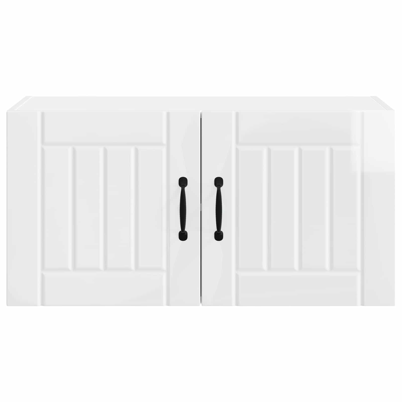 Nástěnná Skříňka Lucca Bílá S Vysokým Leskem 80 X 31 X 40 Cm