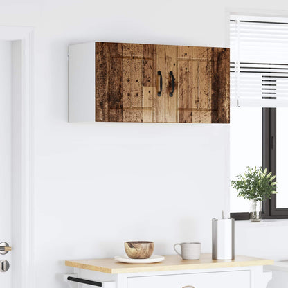 Nástěnná Skříňka Lucca Staré Dřevo 80 X 31 X 40 Cm