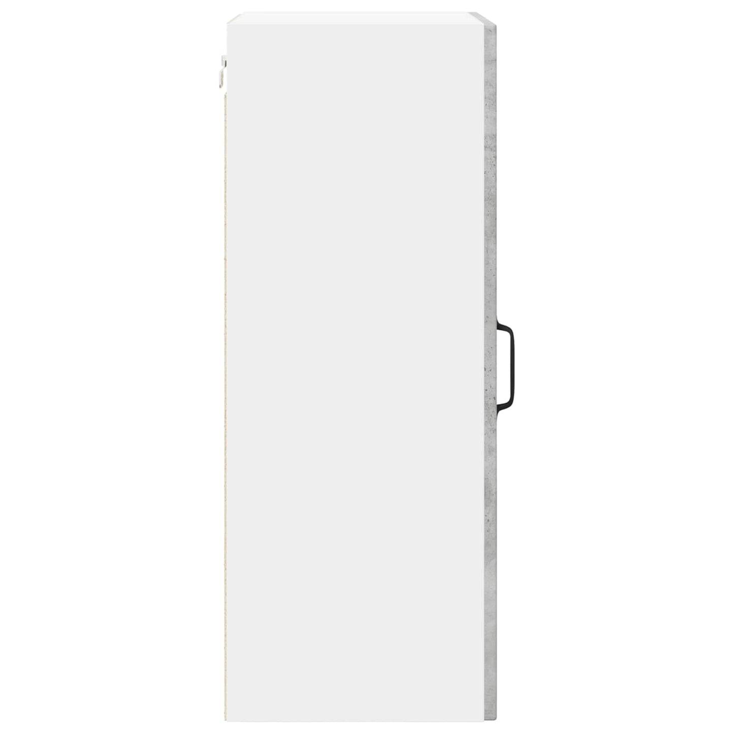 Nástěnná Skleněná Skříň Lucca 2 Pcs Betonově Šedá